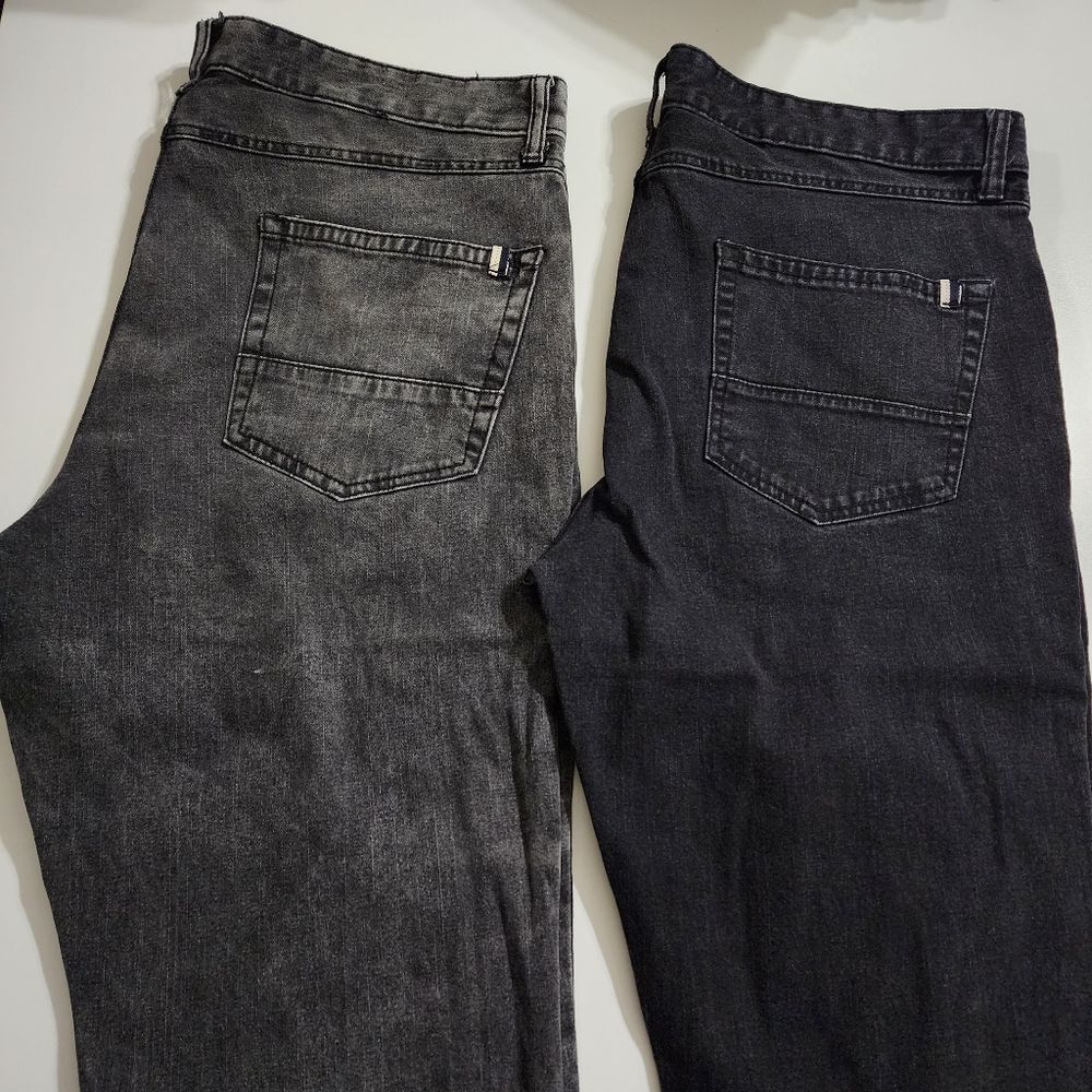 Men's American Rag Distressed Slim Denim Jeans Size 36x30 Set of 2 Jeans